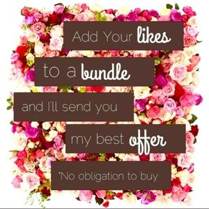 😊Prices are lowered! Reasonable offers accepted